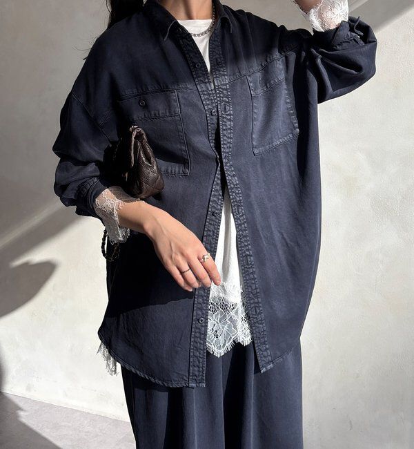  「【セットアップ可能】リヨセルシャツ」|シャツ・ブラウス|