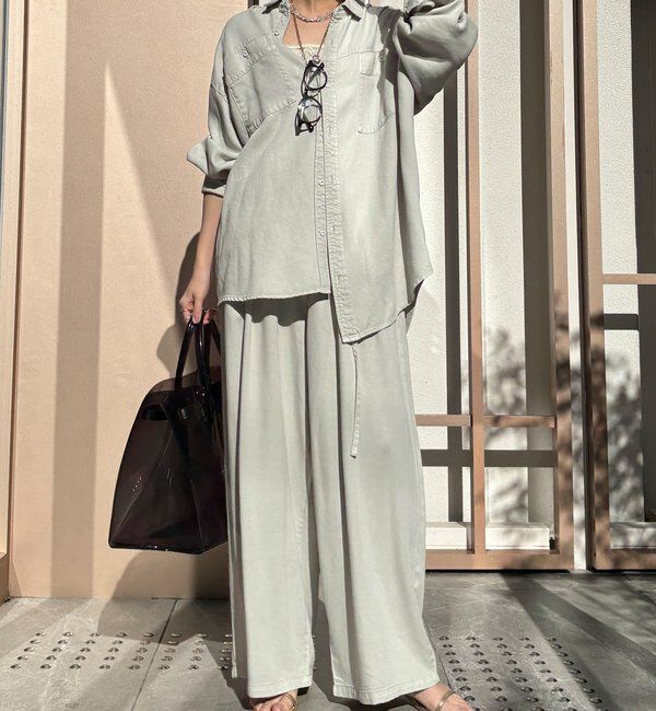  「【セットアップ可能】リヨセルシャツ」|シャツ・ブラウス|