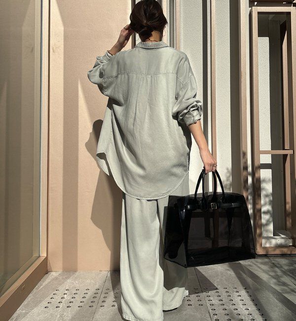  「【セットアップ可能】リヨセルシャツ」|シャツ・ブラウス|