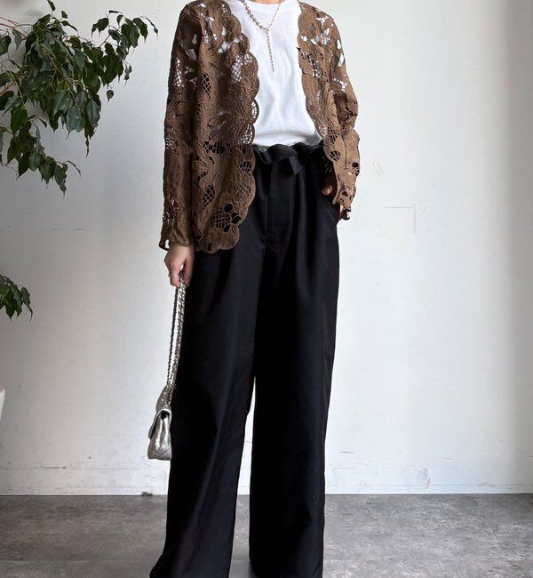  「コットンレースカーディガン」|シャツ・ブラウス|