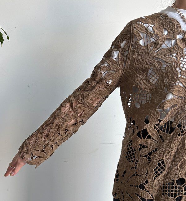  「コットンレースカーディガン」|シャツ・ブラウス|