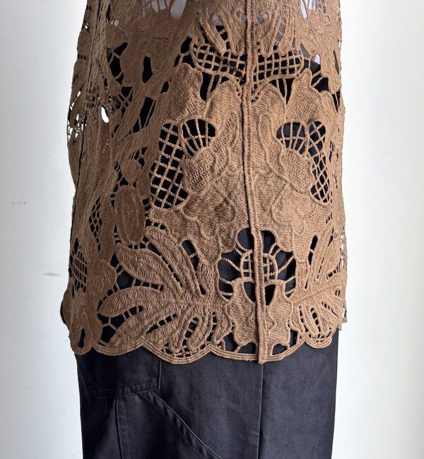  「コットンレースカーディガン」|シャツ・ブラウス|