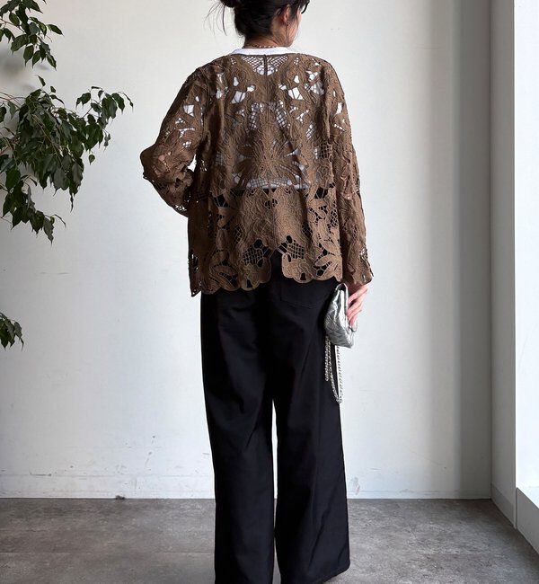  「コットンレースカーディガン」|シャツ・ブラウス|