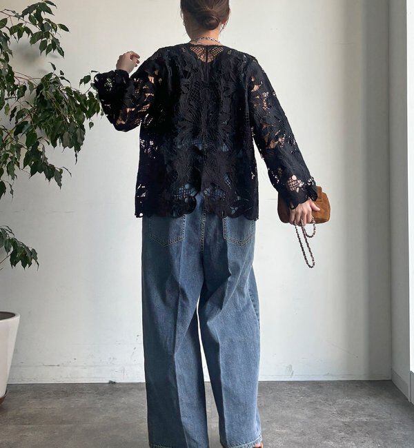  「コットンレースカーディガン」|シャツ・ブラウス|