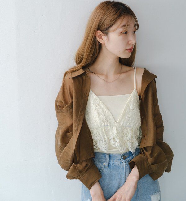  「レースキャミビスチェ」|キャミソール|