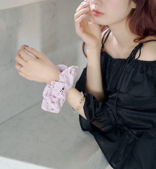  「【fiw.】フロッキーフラワーシュシュ」|その他|