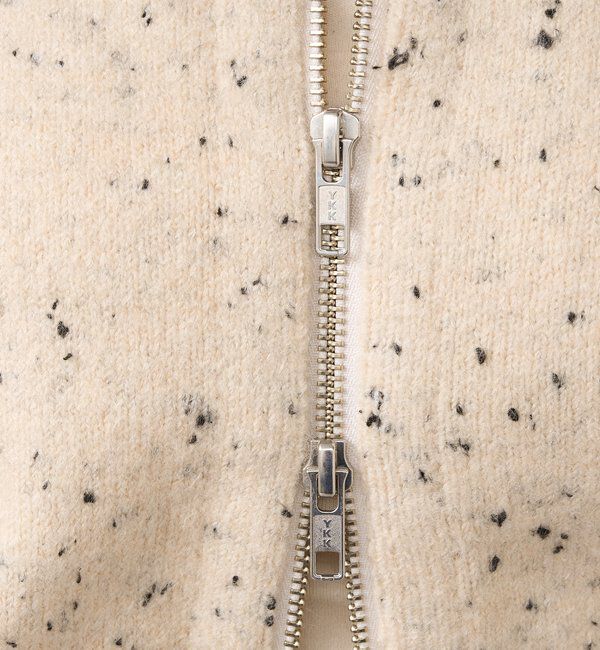  「【カーディガンとしても着れる】ショートZIPニット」|ニット・セーター|