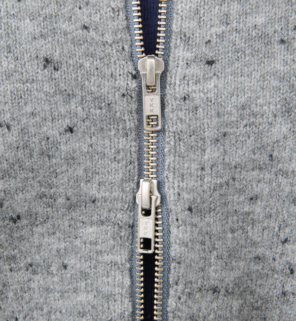  「【カーディガンとしても着れる】ショートZIPニット」|ニット・セーター|