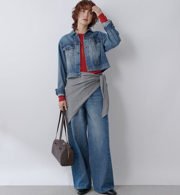  「【MONN.:.(モン)】ショートデニムジャケット」|その他|