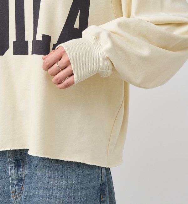  「【Yossshiiii企画】ワイドロゴカットオフスエット」|Tシャツ・カットソー|