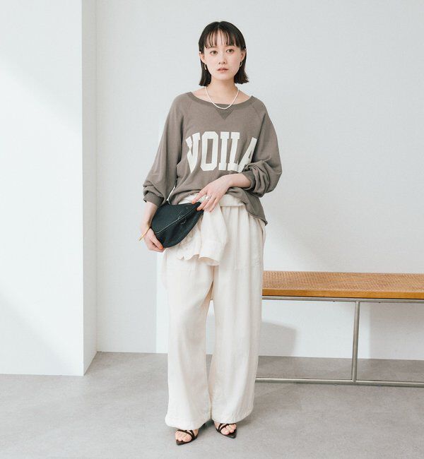  「【Yossshiiii企画】ワイドロゴカットオフスエット」|Tシャツ・カットソー|