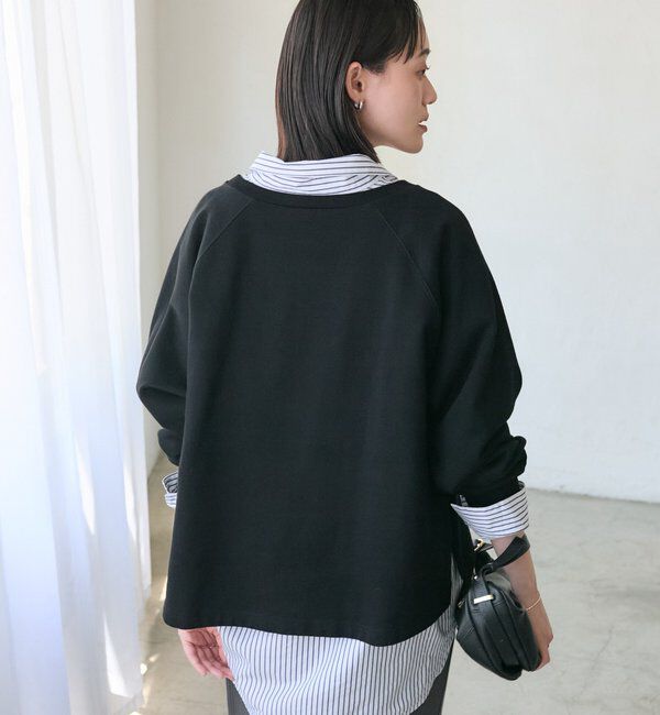  「【新色追加/抜け感◎】ハーフZIPスウェット」|Tシャツ・カットソー|