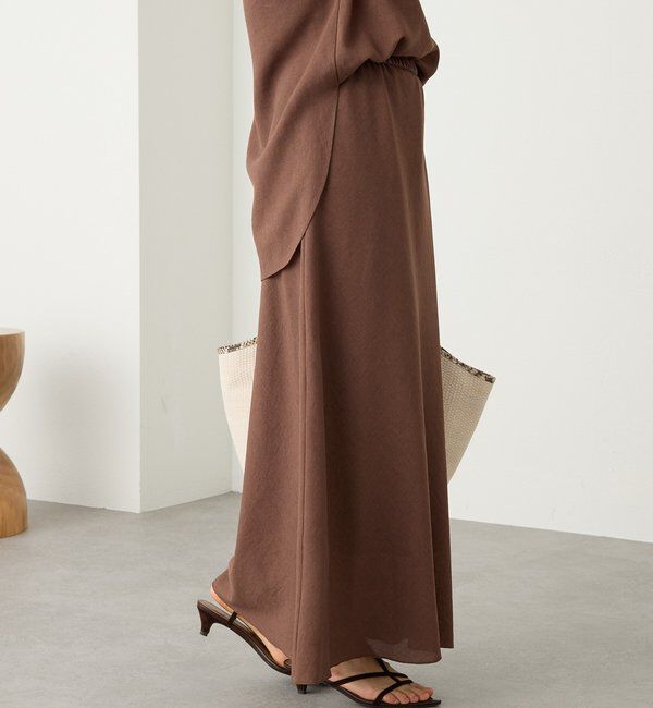  「予約【セットアップ着用可能】メッシュバイアススカート」|スカート|