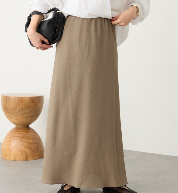  「予約【セットアップ着用可能】メッシュバイアススカート」|スカート|モカ