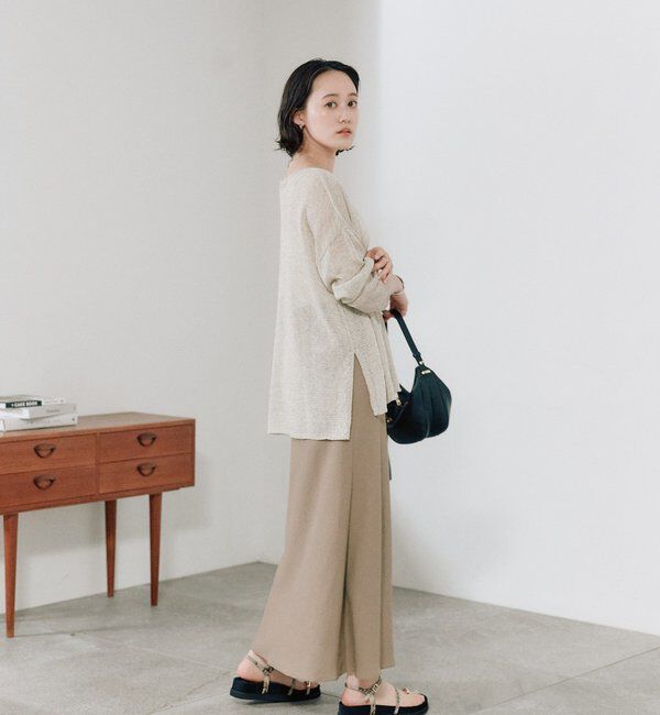  「予約【セットアップ着用可能】メッシュバイアススカート」|スカート|