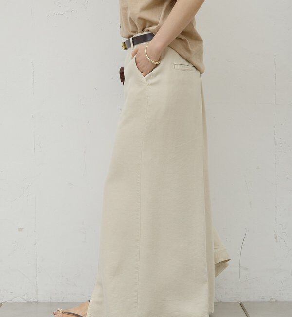  「【セットアップ対応】リヨセルスリットスカート」|スカート|