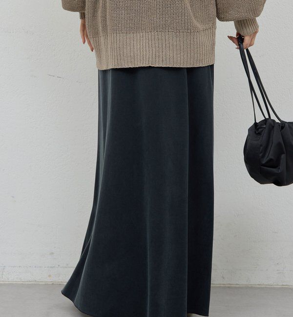  「【セットアップ対応】【イージーケア】キュプラジャージースカート」|スカート|