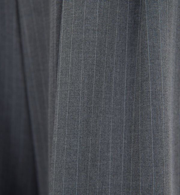  「【手洗い可能】【3サイズ展開】ストライプダブルタックパンツ」|チノ|