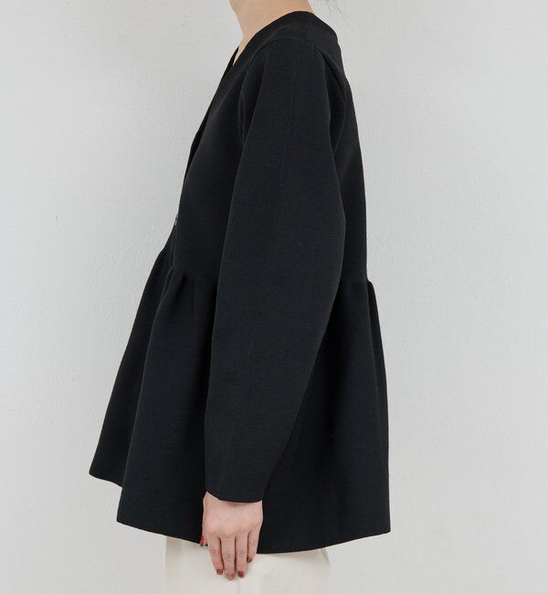  「ペプラムロングカーデ」|ニット・セーター|