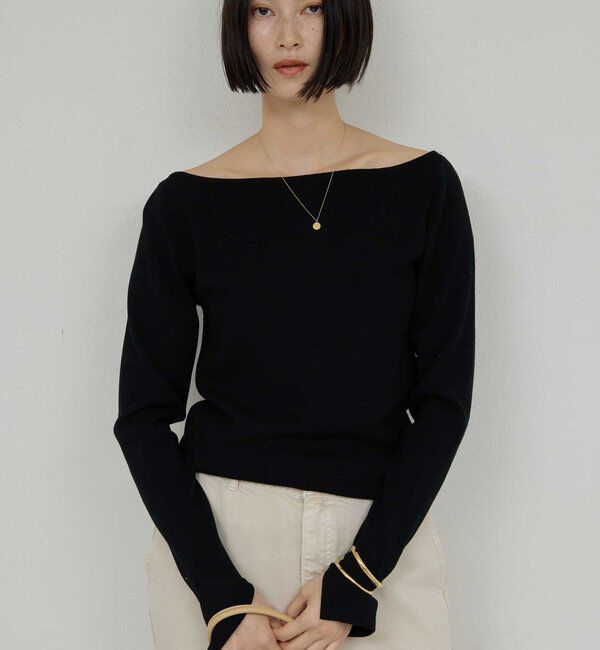  「ボートニットプルオーバー」|ニット・セーター|