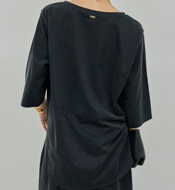  「【安心シルエット】【セットアップ対応】キュプラジャージーラウンドTee」|Tシャツ・カットソー|