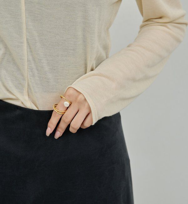  「スパイラルパールリング」|リング|