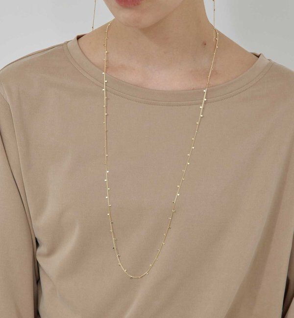  「ポルカドットチェーンネックレス」|リング|ゴールド