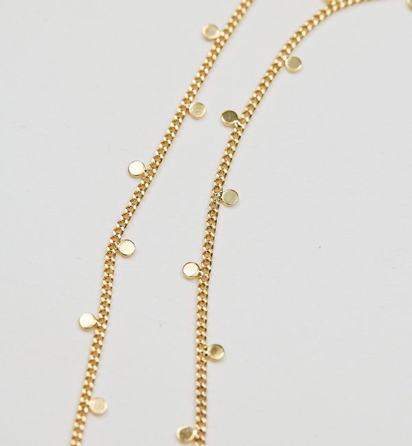  「ポルカドットチェーンネックレス」|リング|