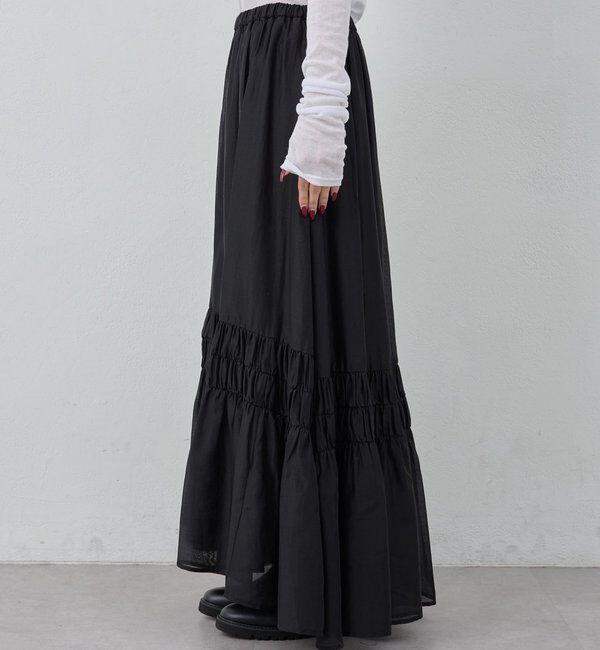  「ギャザーフレアスカート」|スカート|