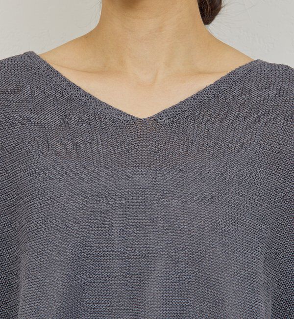  「【手洗い可】コットンメッシュプルオーバー」|ニット・セーター|