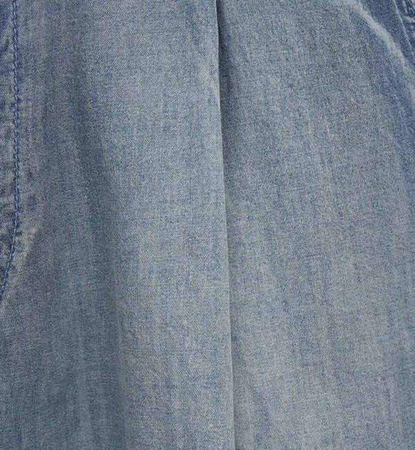  「【夏でも快適】シアーデニムパンツ」|デニム|