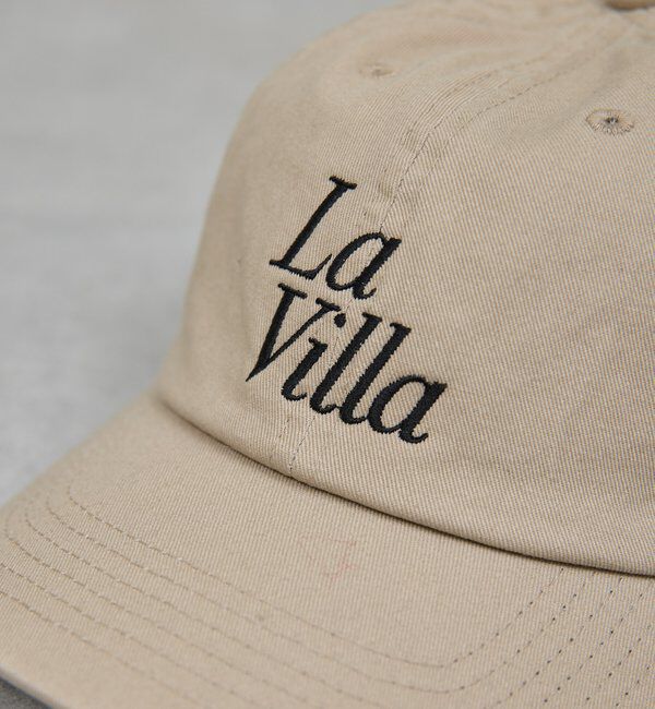  「ロゴキャップ【La villa】」|ハット|