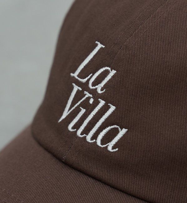  「ロゴキャップ【La villa】」|ハット|