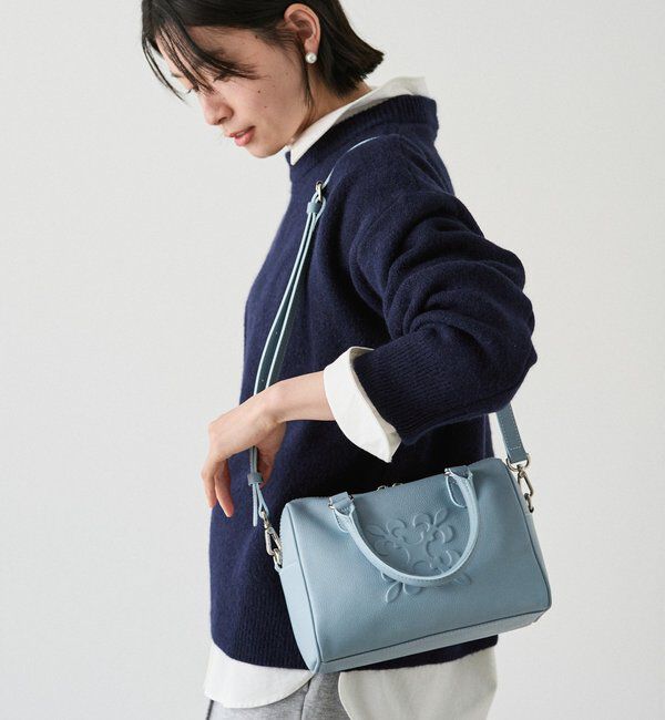  「《composition》レザー2WAYミニボストンバッグ」|ボストンバッグ|