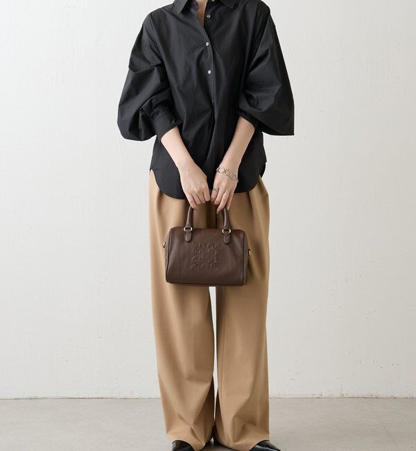  「《composition》レザー2WAYミニボストンバッグ」|ボストンバッグ|