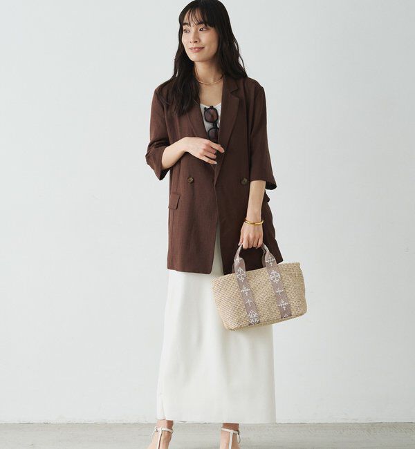  「ナイロンラフィアデイリーミニトートバッグ」|トートバッグ|