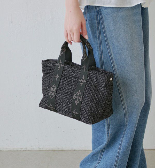  「ナイロンラフィアデイリーミニトートバッグ」|トートバッグ|