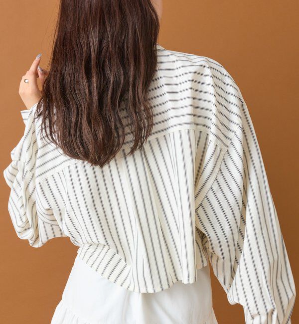  「ストライプショートシャツ」|シャツ・ブラウス|