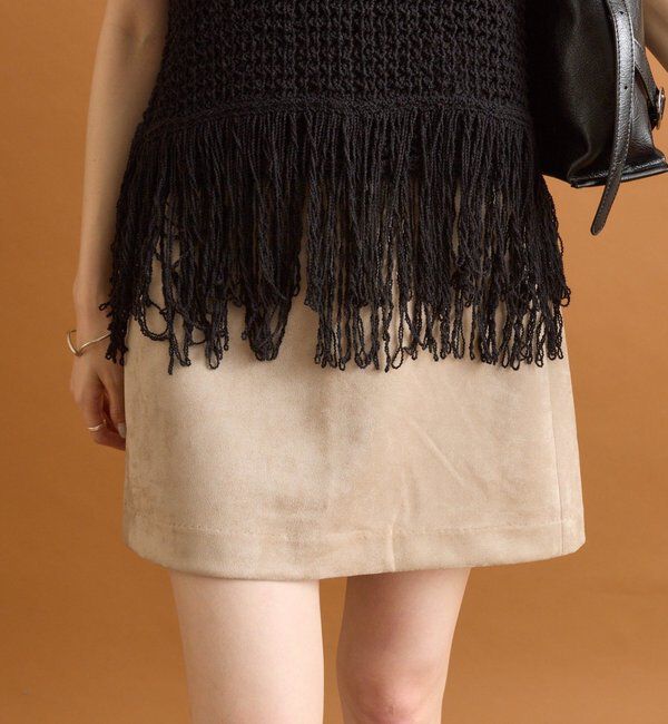  「フェイクスウェードミニスカパン」|スカート|