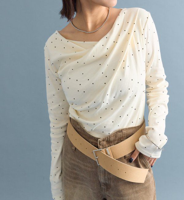  「オフショルロンT」|Tシャツ・カットソー|