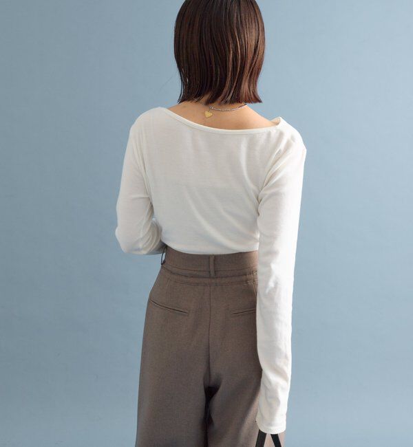  「オフショルロンT」|Tシャツ・カットソー|