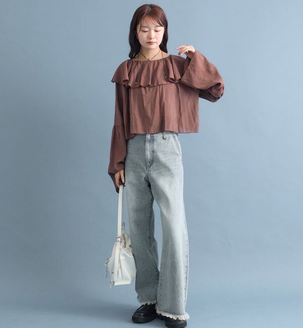 「ラッフルボレロブラウス」|シャツ・ブラウス|