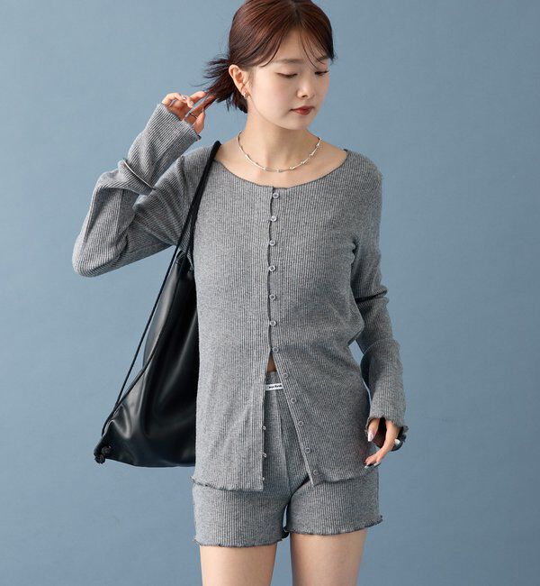  「起毛リブボタンカーディガン」|Tシャツ・カットソー|
