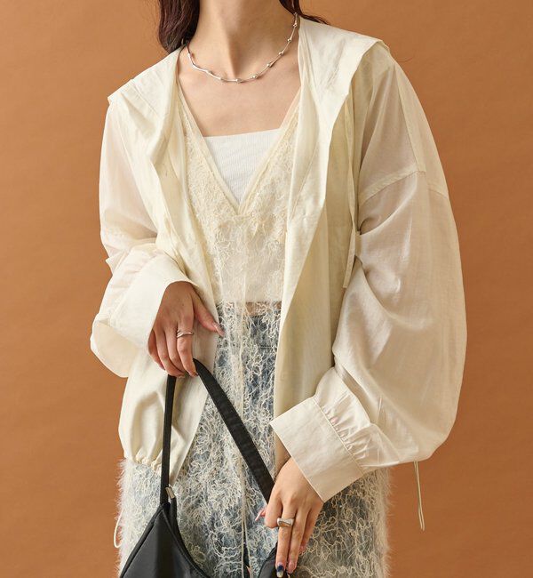  「シャギーレース タンクチュニック」|シャツ・ブラウス|