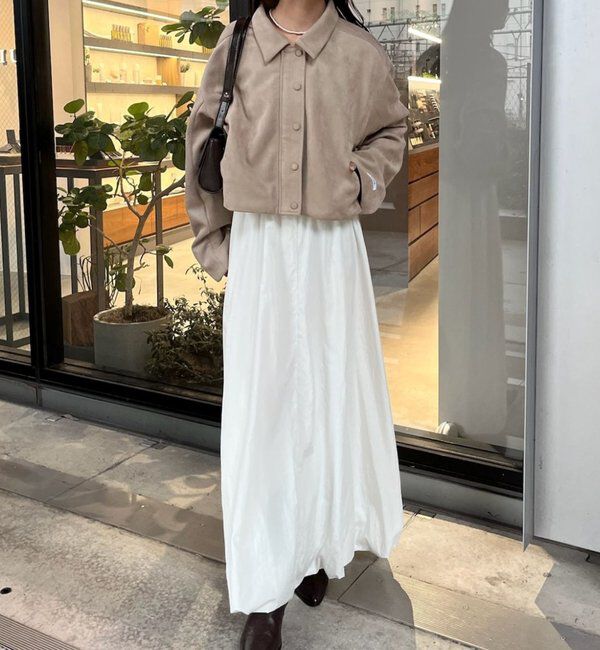  「フェイクスウェードショートブルゾン」|その他|