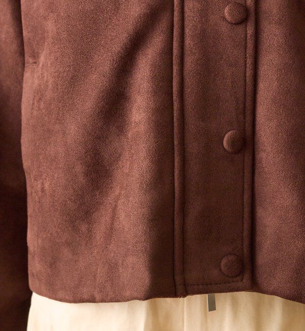  「フェイクスウェードショートブルゾン」|その他|