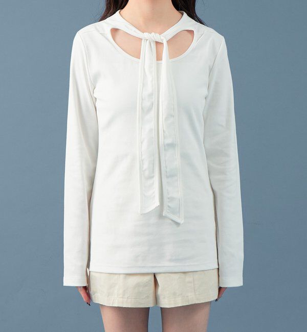  「ボウタイカットソー」|Tシャツ・カットソー|