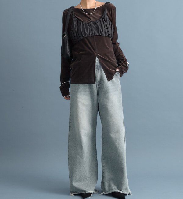  「ギャザービスチェ SETトップス」|Tシャツ・カットソー|