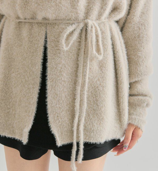  「ミンクライクワイドネックニット」|ニット・セーター|