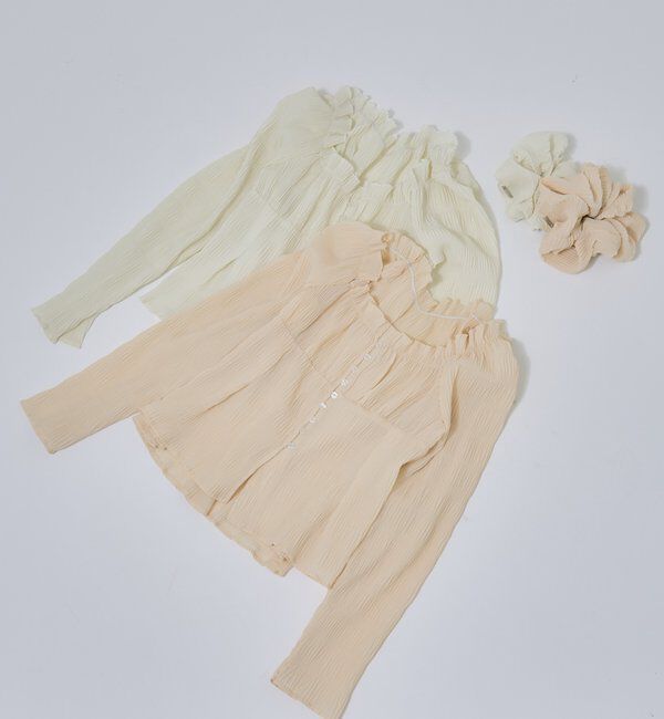  「【@__misa__03企画】シャーリングブラウス」|シャツ・ブラウス|